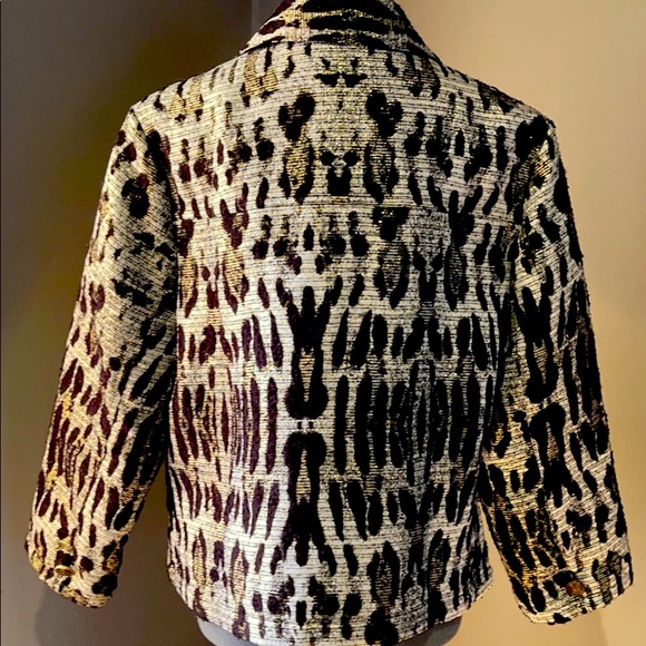 Metallic leopard jacket - Picture 2 of 5